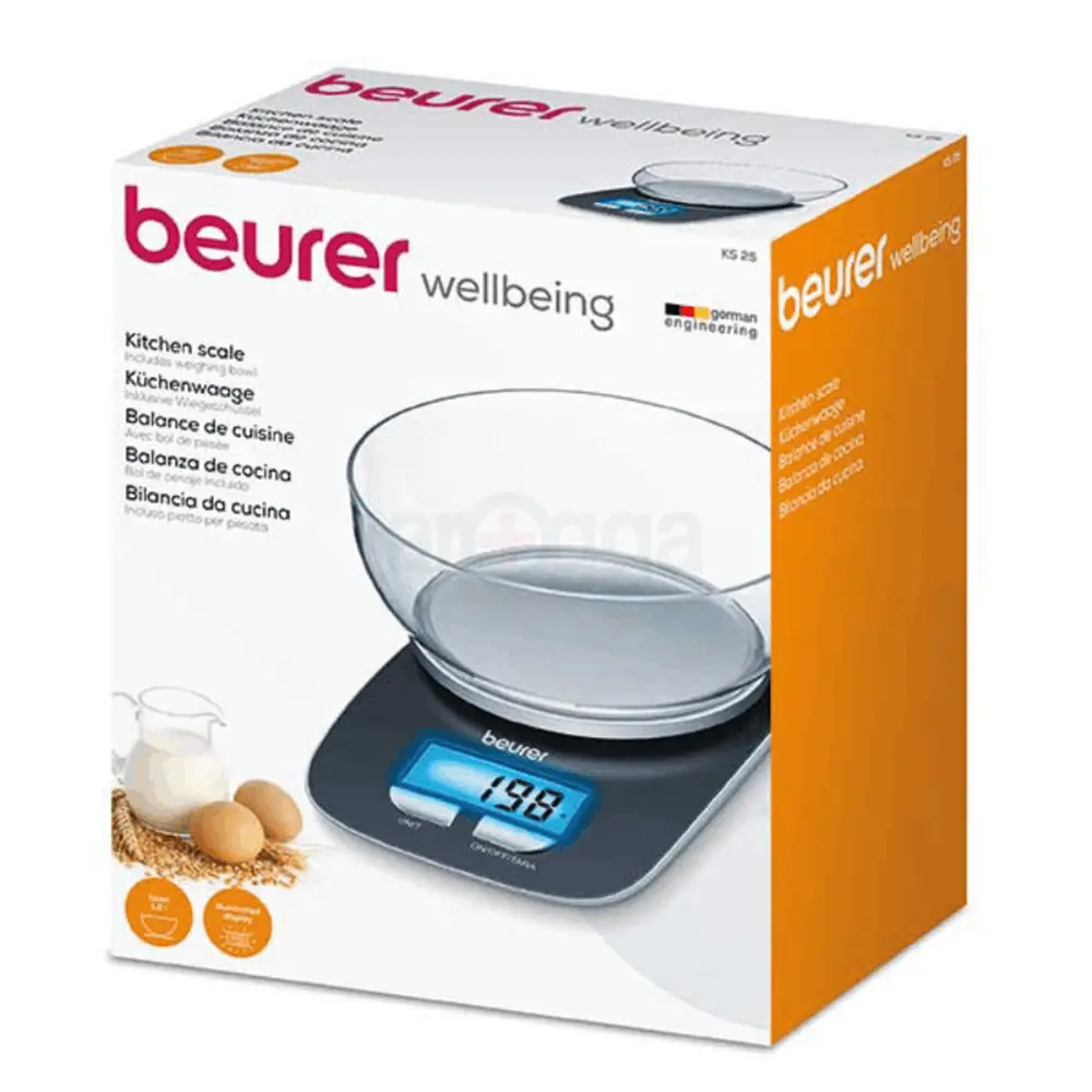 Beurer Wellbeing Kitchen Scale (KS 25)